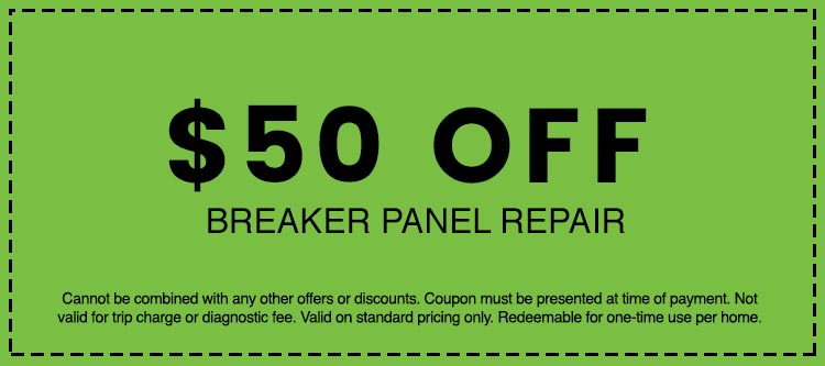 Discounts on Breaker Panel Repair