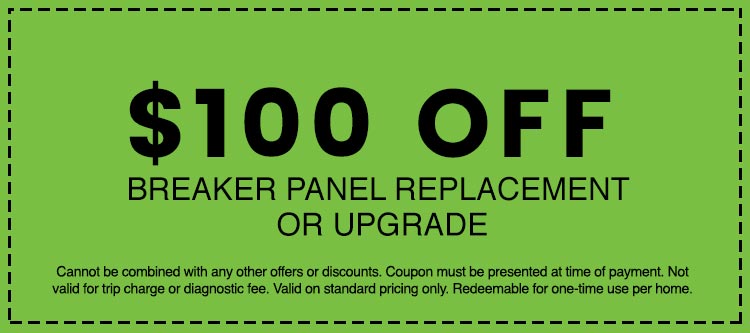 Discounts on Breaker Panel Replacement or Upgrade