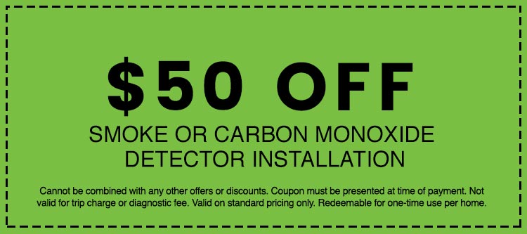 Discounts on Smoke or Carbon Monoxide Detector Installation