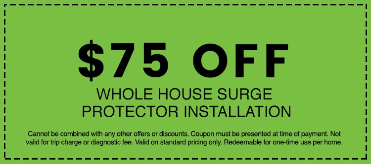 Discounts on Whole House Surge Protector Installation
